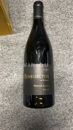 Bourgogne Chablis Benedictus de Vauroux Réserve Sacrée 2020