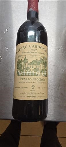 Bordoja Pessac-Léognan Château Carbonnieux 1987