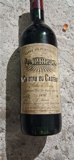 Bordeaux Côtes-de-bourg Château Casteniet 1978