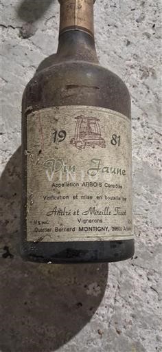 Jura Arbois André et Mireille Tissot Vin Jaune 1981