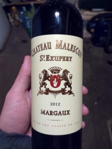 Bordeaux Margaux Grand Cru Château Malescot St. Exupéry 2012