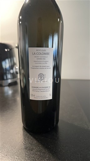 Vaud La Côte AOC Domaine La Colombe Petit Clos 2021