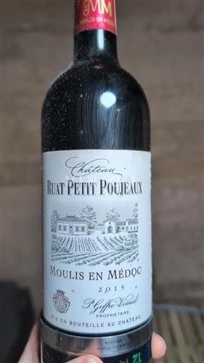 Bordeaux Moulis-en-Médoc Château Ruat Petit Poujeaux 2015
