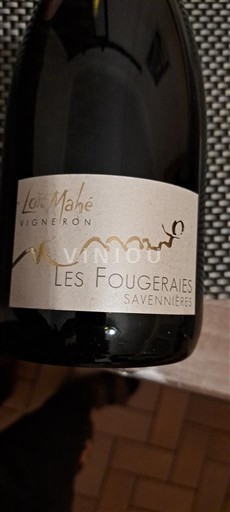 Vallée de la Loire Savennières Loic Mahé Les Fougeraies 2014