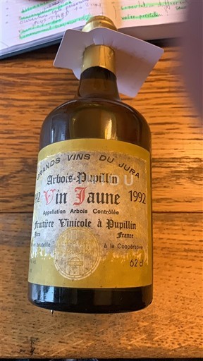 Jura Arbois-Pupillin Fruitière Vinicole à Pupillin 1992