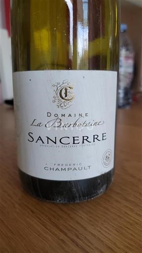 Thung lũng sông Loire Sancerre. Domaine la barbotaine  Không niên vụ