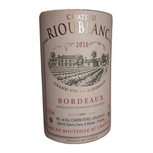 Bordeaux Château Rioublanc 2010 2010