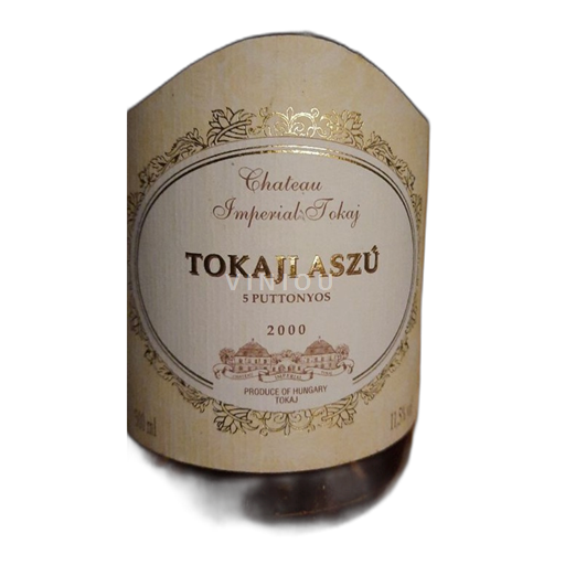Tokaj Không được chỉ định Château Imperial Tokaj 5 Puttonyos 2000