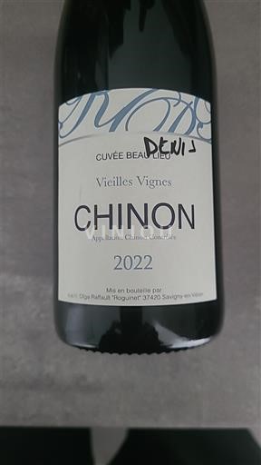 Valle della Loira Chinon Domaine Olga Raffault Beaulieu Vieilles Vignes 2022