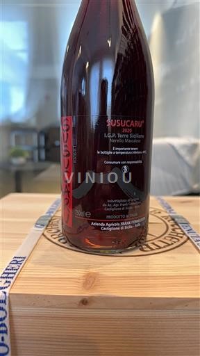 Sicilia Tierra Siciliana Azienda Agricola Frank Cornelissen Susucaru 2020