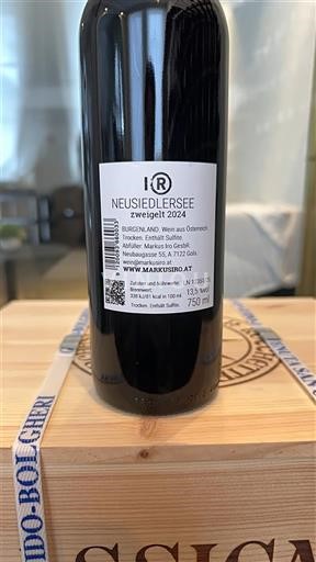 Burgenland Neusiedlersee DAC Markus Iro zweigelt 2024