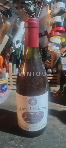 Wijnen Blanc demi-sec Le Clos de Clamart 2004 Frankrijk Bourgondië Bourgogne AOC