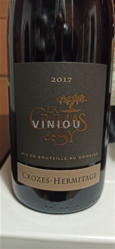 Thung lũng Rhône Crozes-hermitage La Grimas de Sy 2017