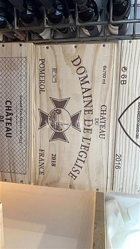 Bordeaux Pomerol Domaine L'Eglise 2018