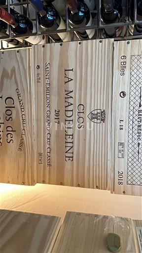 Burdeos Saint-Émilion Gran Cru Clos La Madeleine 2017