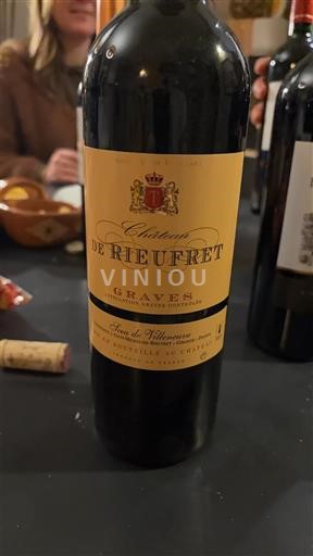 Bordeaux Graves Château Rieufret 2020