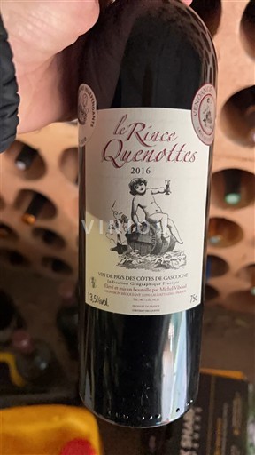 Sudoeste Côtes de Gascogne Le Rince Quenottes 2016