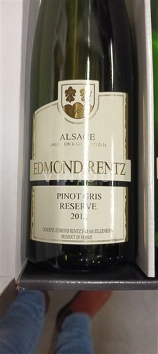 Alsácia Edmond Rentz Pinot Gris Réserve 2012