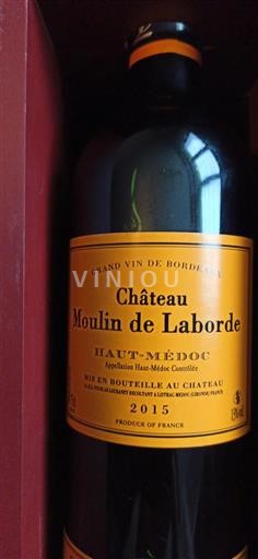 Bordeaux Haut-Médoc Château Moulin de Laborde 2015