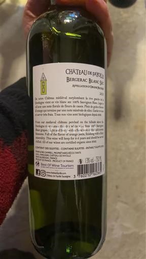 Tây Nam Bergerac Château Fayolle 2023