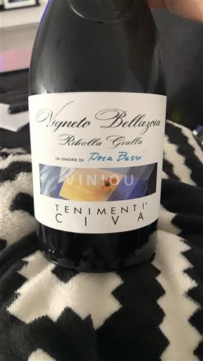 Friuli-Venecia Julia Venezia Giulia Tenimenti Civa Vigneto Bellazoia Ribolla Gialla 2022