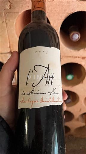 Bordeaux Lussac-saint-émilion Maison Neuve l'Art 2014