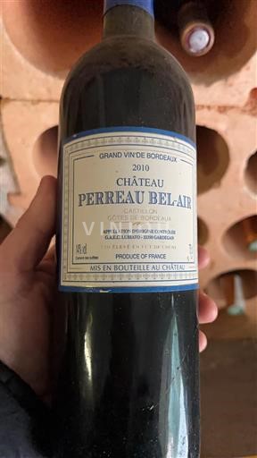 Bordeaux Castillon-côtes-de-bordeaux Château Perreau Bel-Air 2010