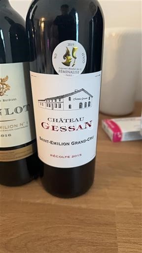 Bordeaux Saint-Émilion Grand Cru Château Gessan 2015