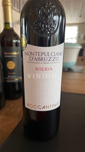 Abruzzerna Montepulciano d'Abruzzo Boccantino Riserva Icke årgångsbetecknad