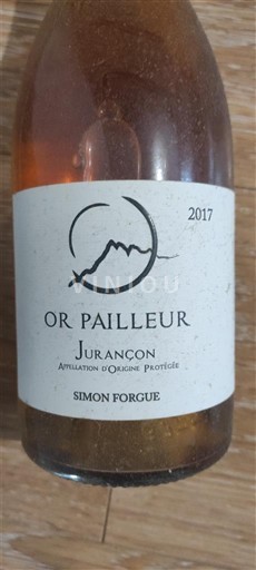 Tây Nam Jurançon Simon Forgue Or Pailleur 2017