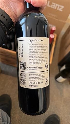 Burgenland Không được chỉ định Weingut Tremlauer Carmen on Air 2021