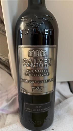 Bordeaux Bordeaux Supérieur Calvet Grande Réserve 2019