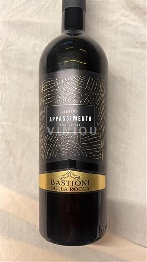 Puglia Không được chỉ định Bastioni Della Rocca Leggero Appassimento Puglia IGT 2024