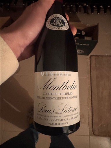 Bourgogne Không được chỉ định Premier Cru Louis Latour Clos des Toisières 2021
