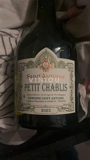 Bourgogne Petit-chablis Domaine Saint-Antoine 2023