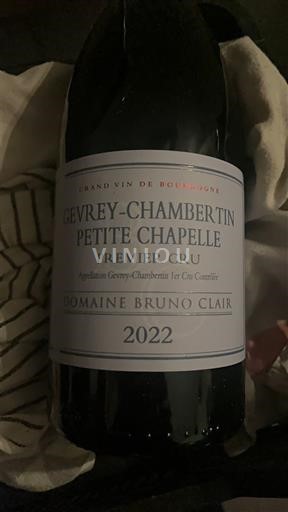 Bourgogne Gevrey-chambertin Premier Cru Domaine Bruno Clair Petite Chapelle Premier Cru 2022