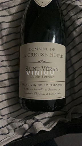 Bourgogne Saint-Véran Domaine La Creuze Noire Terroir Không niên vụ