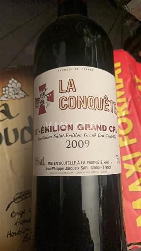 Bordeaux Saint-Émilion Grand Cru Grand Cru La Conquête 2009
