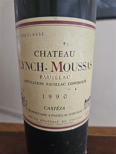 Bordeaux Pauillac Grand Cru Château Lynch-Moussas 1990