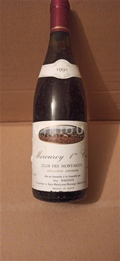 Borgogna Mercurey Premier Cru Guy Marosz Clos des Montagus 1991