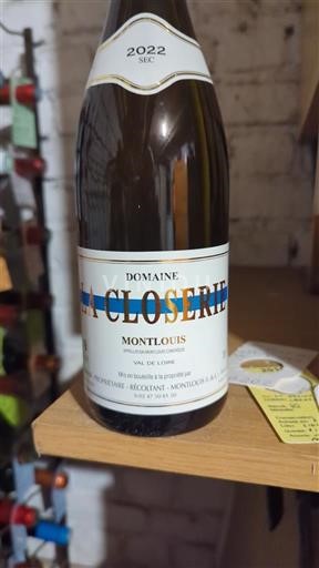 Thung lũng sông Loire Montlouis-sur-Loire Domaine La Closerie 2022