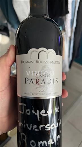 Langvedok Corbières Domaine Bouisse-Matter Paradis 2020