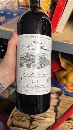 Bordeaux Saint-Émilion Château La Caze Bellevue 2015