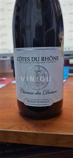 Thung lũng Rhône Côtes-du-rhône Chemin des Dames 2024