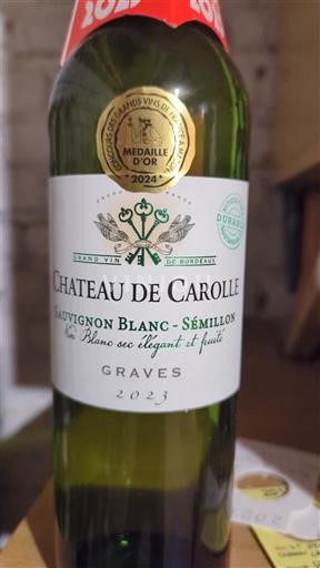 Bordeaux Graves Château Carolle 2023