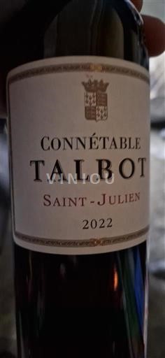 Bordeaux Saint-Julien Château Talbot Connétable 2022
