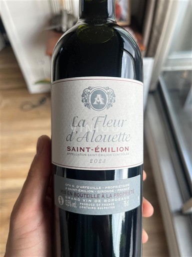 Bordeaux Saint-Émilion La Fleur d'Alouette 2023