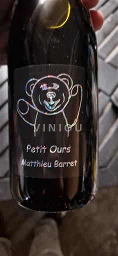 Thung lũng Rhône Không được chỉ định Matthieu Barret Petit Ours 2023