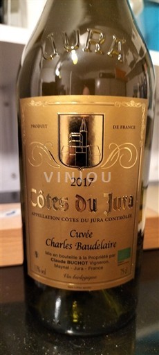 Jura Côtes-du-jura Claudie Buchot Charles Baudelaire 2017