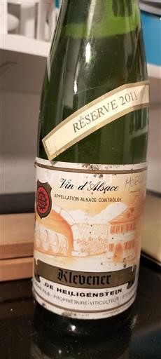 Alsácia Heiligenstein Réserve 2011
